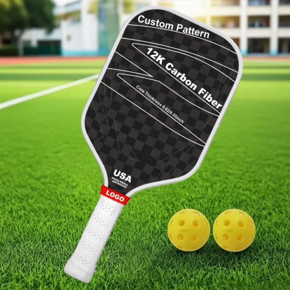 12K Professional Carbon Fiber PP Honeycomb Core Durable Pickleball Paddle price