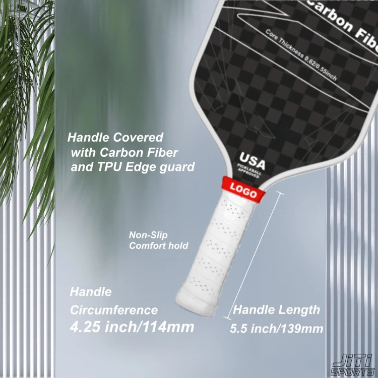 12K Professional Carbon Fiber PP Honeycomb Core Durable Pickleball Paddle best