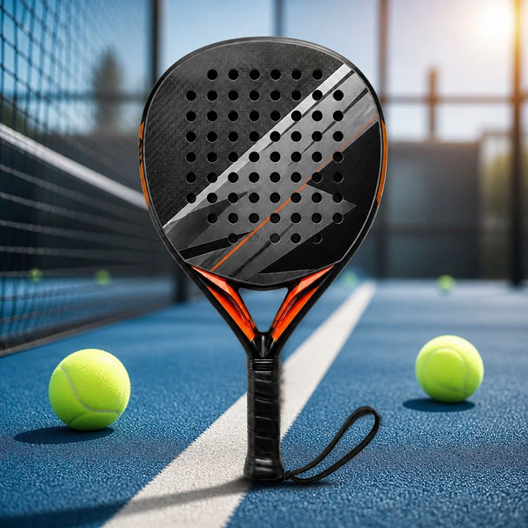 18K Carbon Fiber Padel Racket Professional Control Power Balance Design