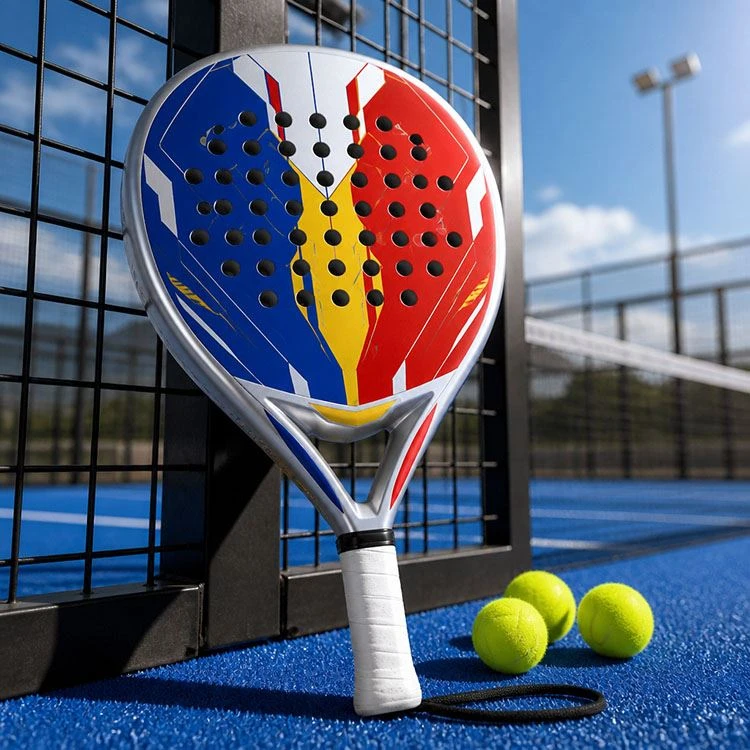 3K Carbon Fiber Padel Racket Lightweight Paddle Tennis