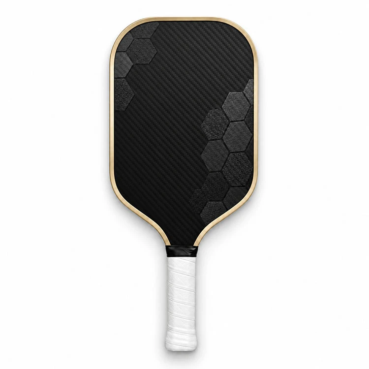 Carbon Fiber Pickleball Paddle Custom Design Logo Available Honeycomb Core Pickleball Racket Wholesale