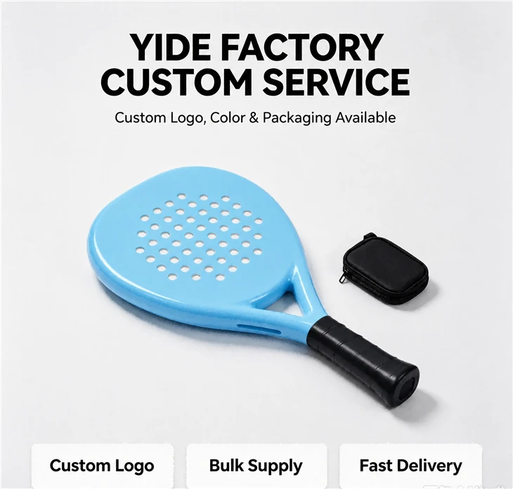 Factory Direct Fiberglass Surface EVA Core Padel Racket
