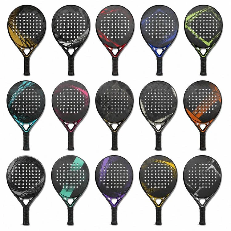 One Piece Molded Padel Racket Power Control Balance Racquet