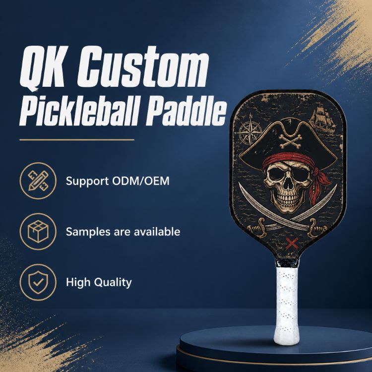 Pirate Style High Strength T700 Carbon Pickleball Paddle