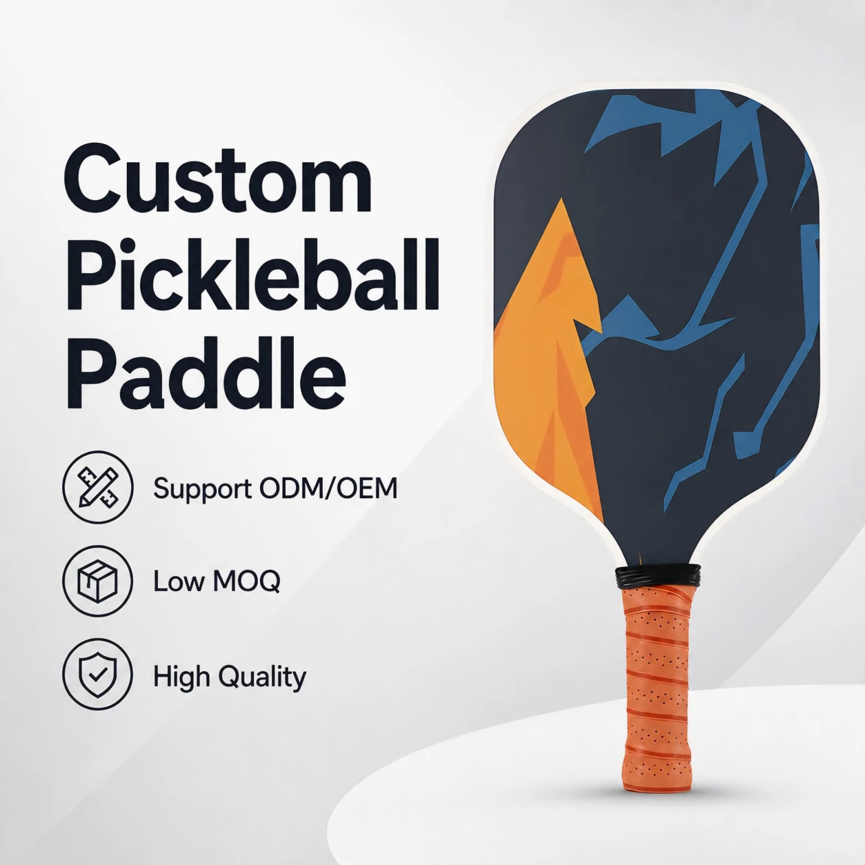 QK Custom Logo USAPA Approved Carbon Fiber 16mm Thick Factory Direct Pickleball Paddle QK Custom Logo USAPA Approved Carbon Fiber 16mm Thick Factory Direct Pickleball Paddle