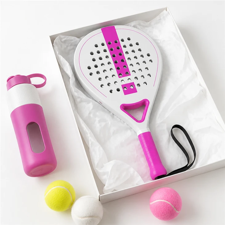 QK Factory OEM/ODM Carbon Fiber EVA Core Padel Racquet