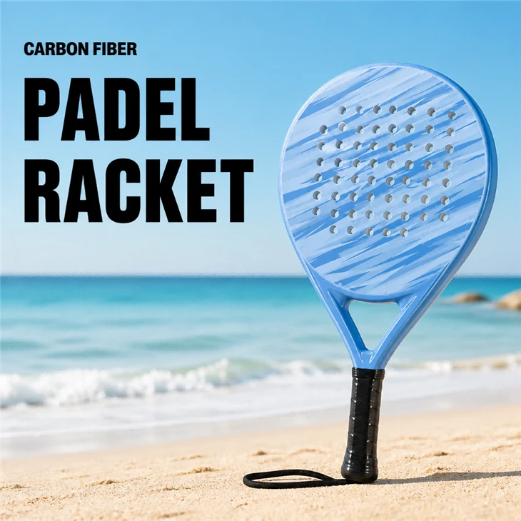 QK OEM/ODM Carbon Fiber EVA Core Padel Racket