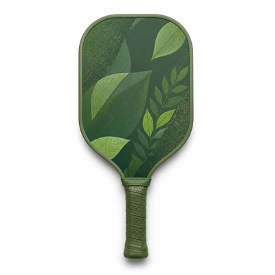 Thermoformed Composite Pickleball Paddle Alcohol Ink Marble Swirl EPP Core Custom UV Print OEM Pickle Racket