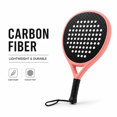 Pastel Frame Carbon Padel Racket