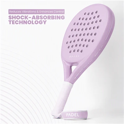 QK Carbon Fiber Surface EVA Core Carbon Frame Padel Racket