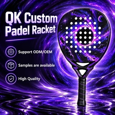Teardrop Shape Carbon Fiber Padel Racket