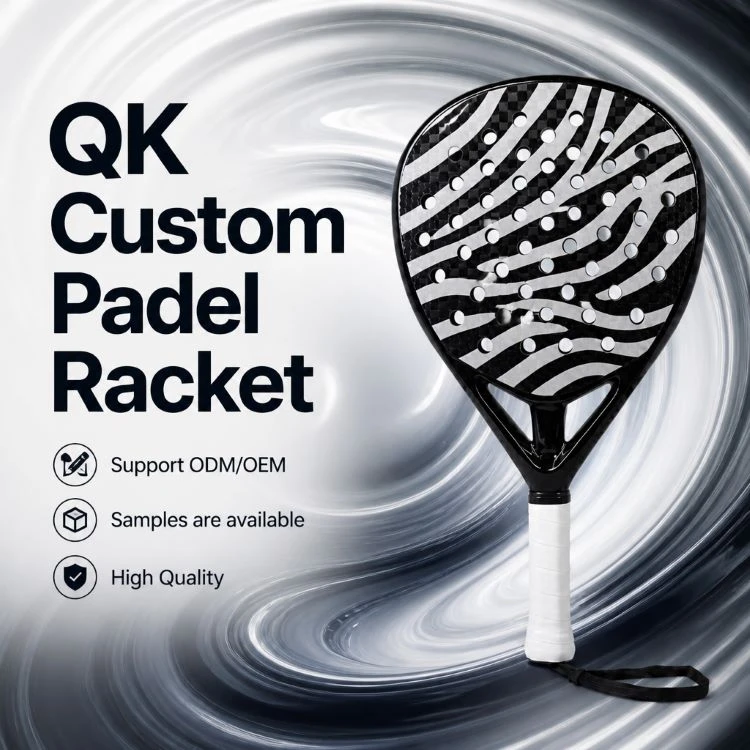 Teardrop Shaped Carbon Fiber Padel Racket