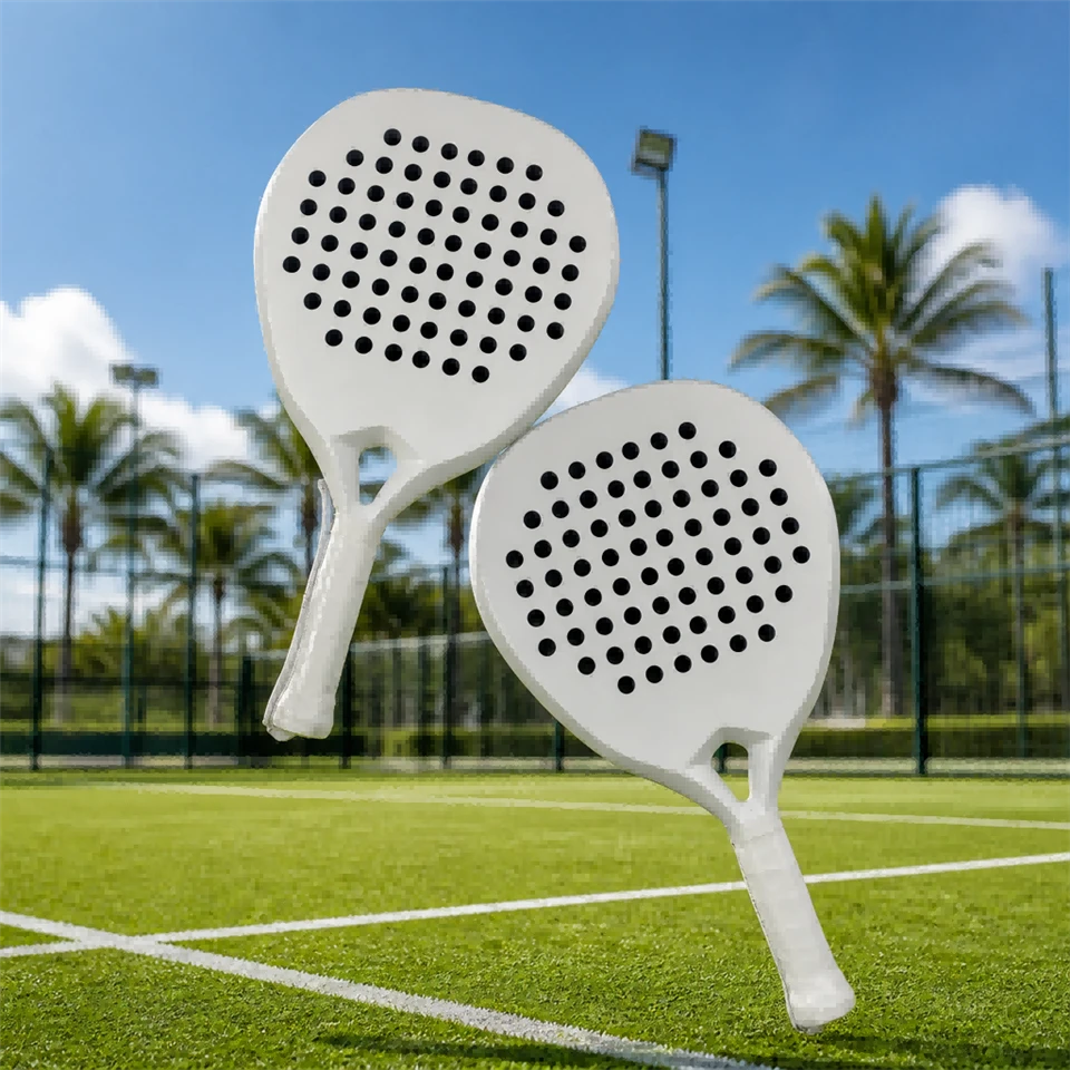 Top Selling 2026 Carbon Surface OEM Service Provided Full Carbon Fiber Lightweight Frame Pro Power Control Padel Racket