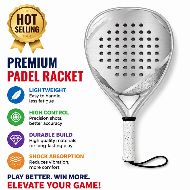 Wholesale T700 Carbon Padel Racket EVA Core